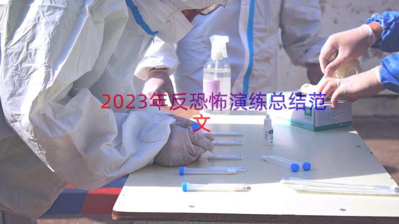 2023年反恐怖演练总结范文（12篇）