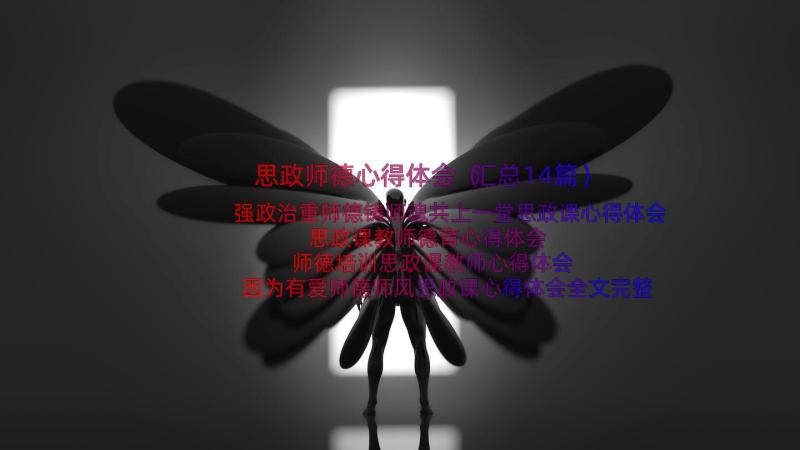 思政师德心得体会（汇总14篇）