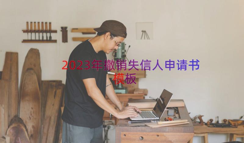 2023年撤销失信人申请书（模板16篇）