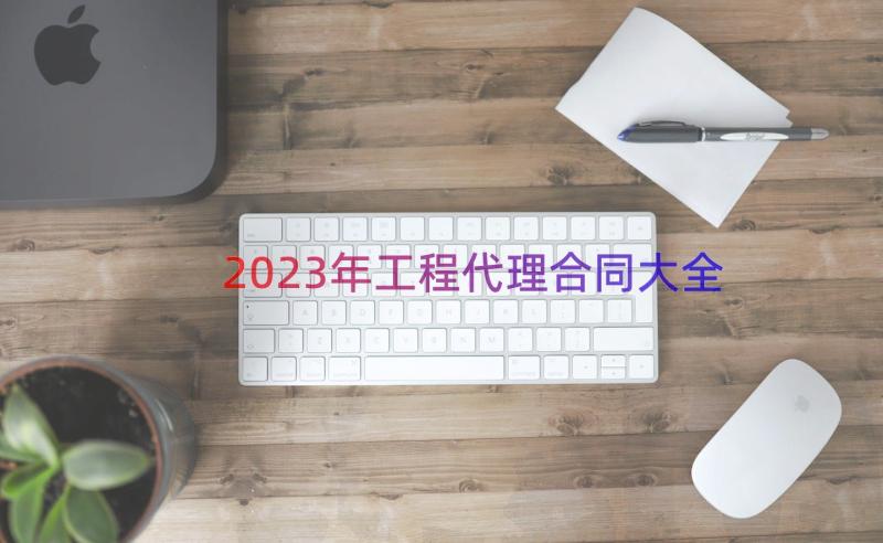 2023年工程代理合同大全（13篇）