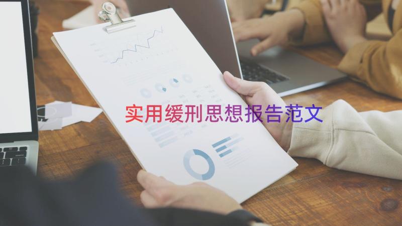 实用缓刑思想报告范文（19篇）