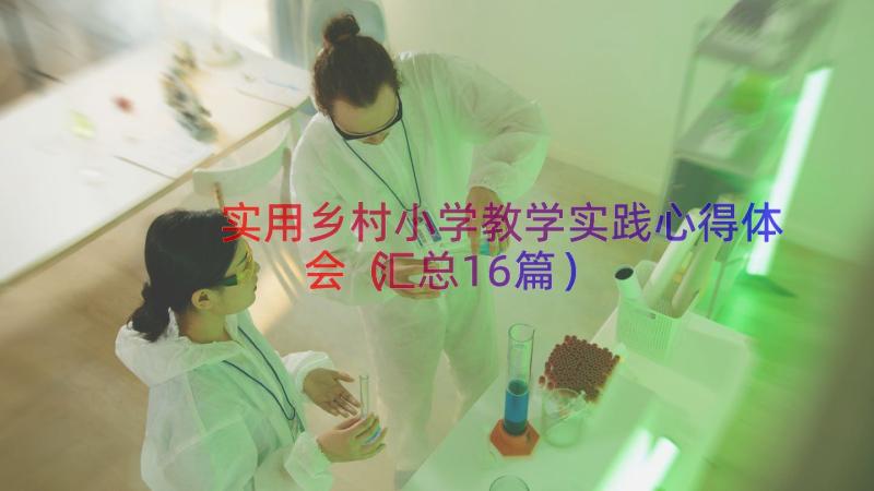 实用乡村小学教学实践心得体会（汇总16篇）