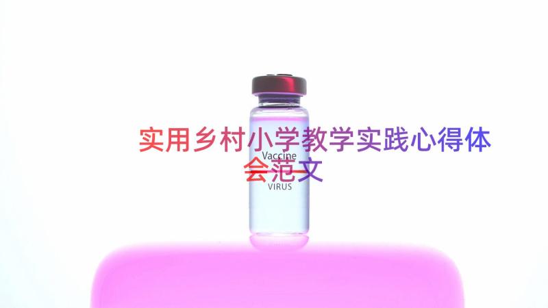 实用乡村小学教学实践心得体会范文（16篇）