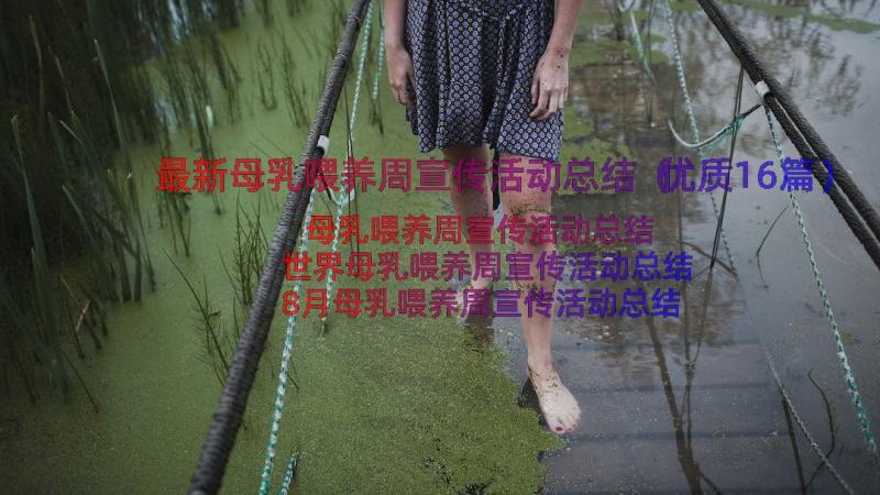 最新母乳喂养周宣传活动总结（优质16篇）