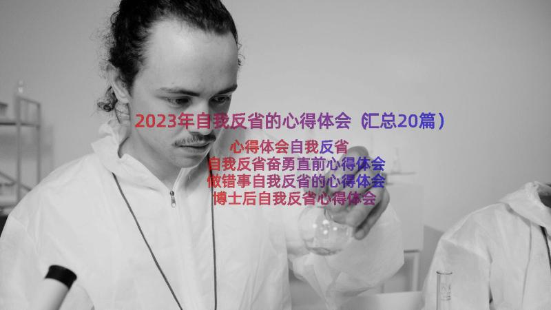 2023年自我反省的心得体会（汇总20篇）