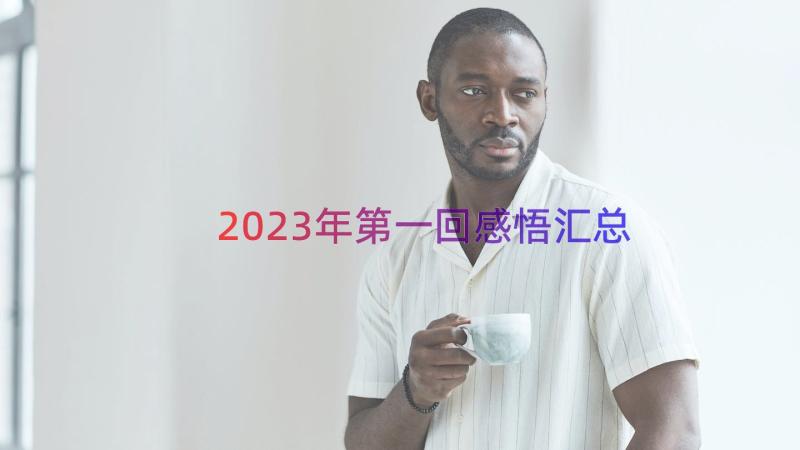 2023年第一回感悟（汇总16篇）