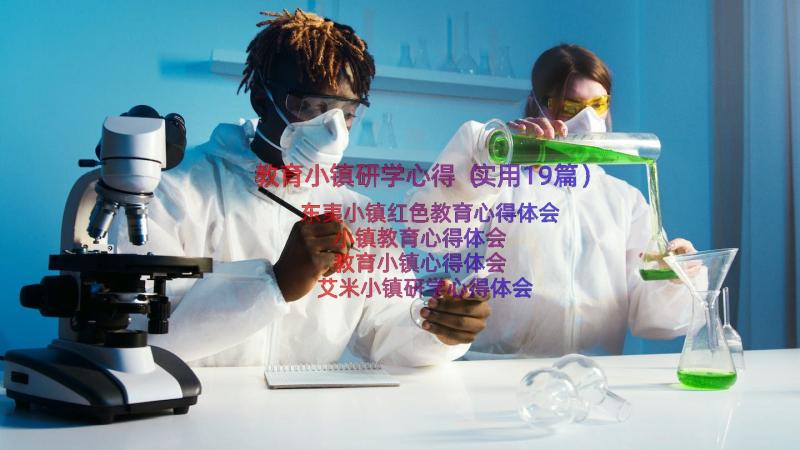 教育小镇研学心得（实用19篇）