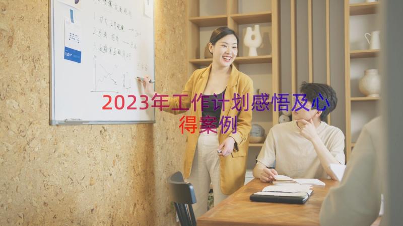 2023年工作计划感悟及心得（案例17篇）