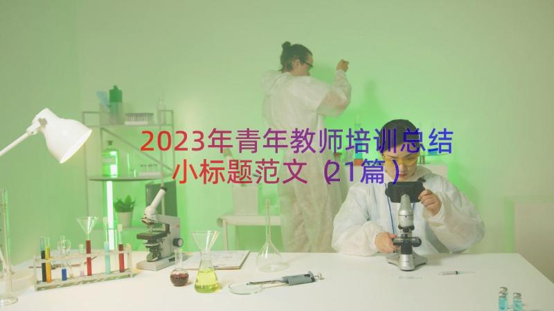 2023年青年教师培训总结小标题范文（21篇）