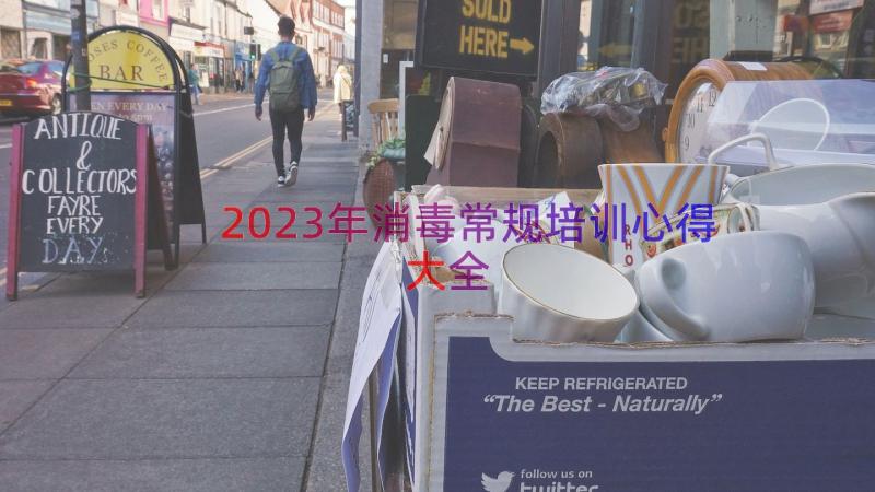 2023年消毒常规培训心得大全（13篇）