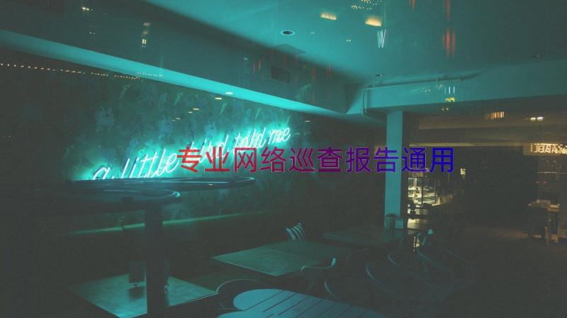 专业网络巡查报告（通用17篇）