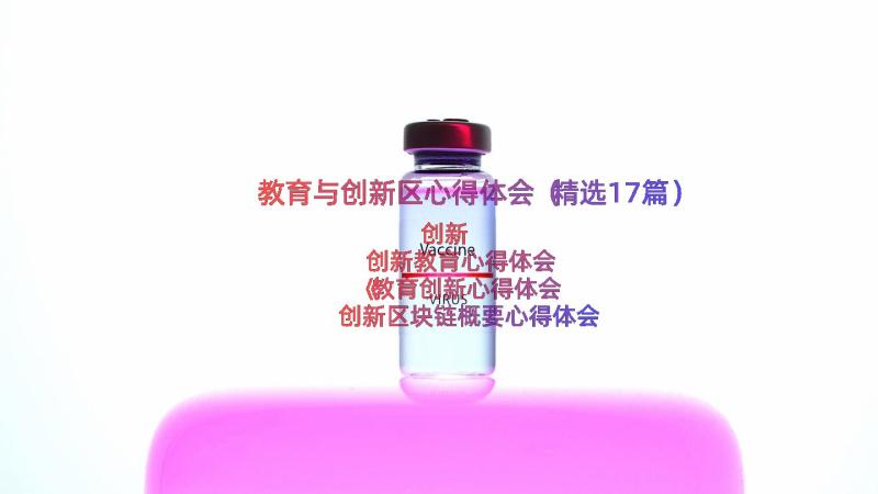 教育与创新区心得体会（精选17篇）