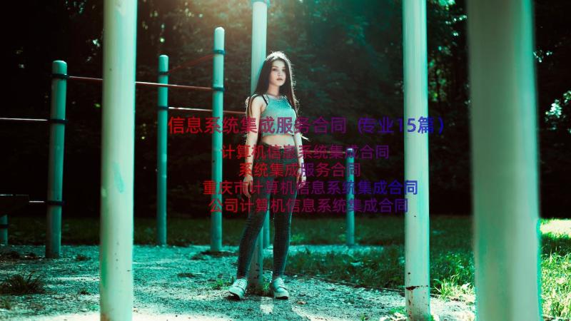 信息系统集成服务合同（专业15篇）