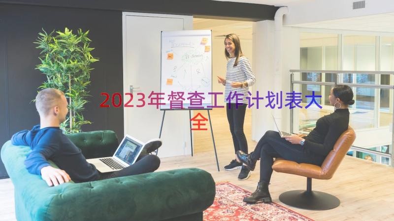 2023年督查工作计划表大全（19篇）