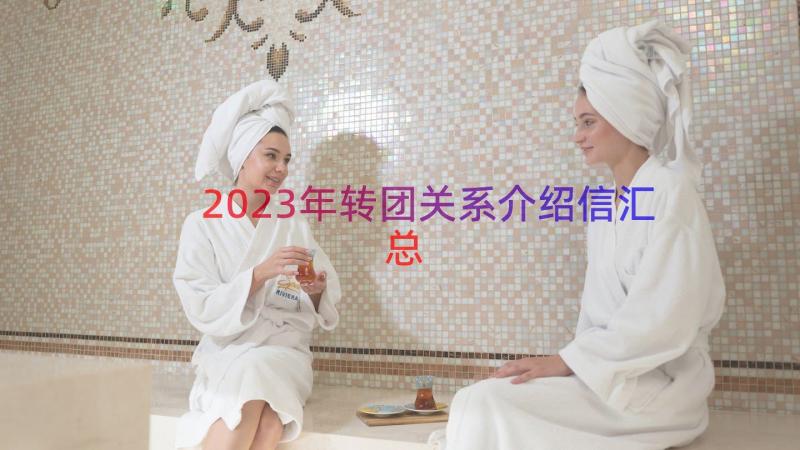 2023年转团关系介绍信（汇总13篇）