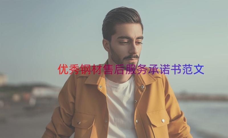 优秀钢材售后服务承诺书范文（12篇）