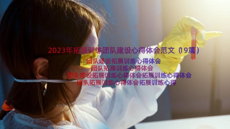 2023年拓展训练团队建设心得体会范文（19篇）