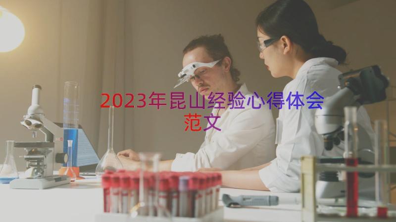 2023年昆山经验心得体会范文（14篇）