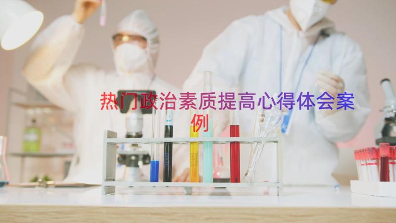 热门政治素质提高心得体会案例