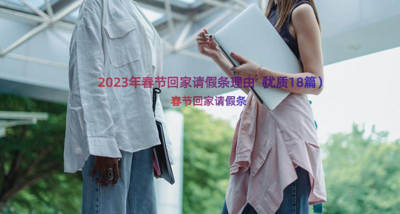 2023年春节回家请假条理由（优质18篇）