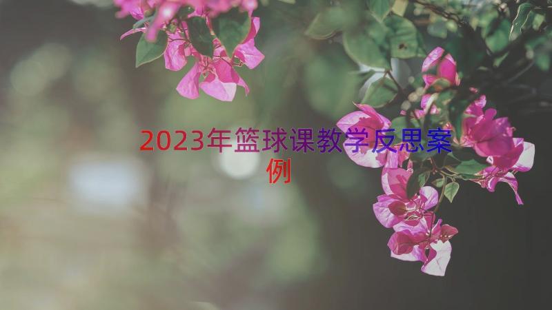 2023年篮球课教学反思（案例15篇）