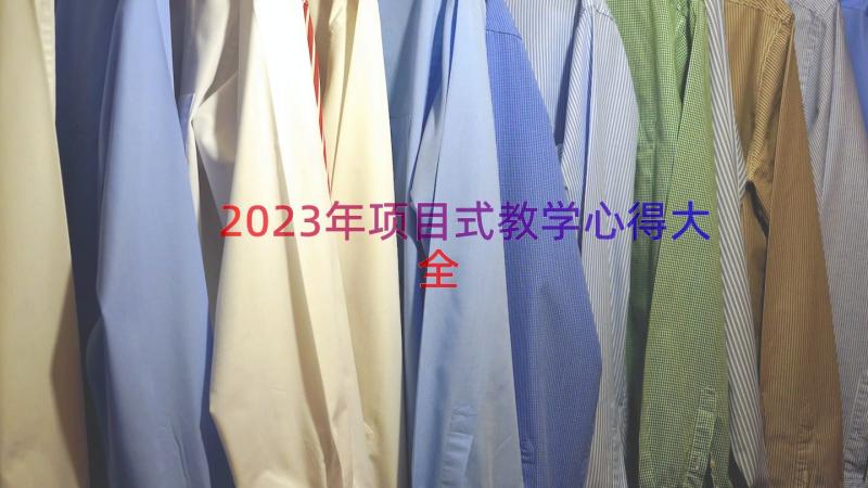 2023年项目式教学心得大全（19篇）