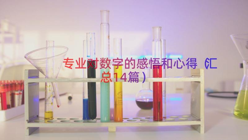 专业对数字的感悟和心得（汇总14篇）