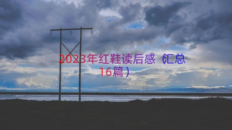 2023年红鞋读后感（汇总16篇）