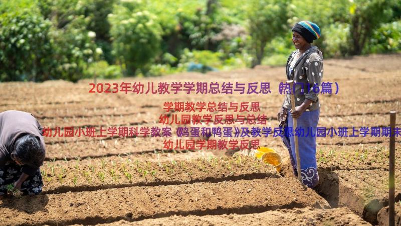 2023年幼儿教学学期总结与反思（热门16篇）