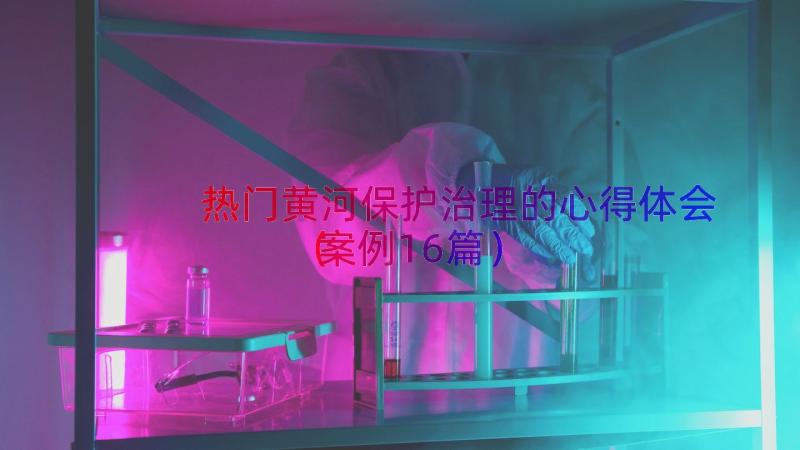 热门黄河保护治理的心得体会（案例16篇）