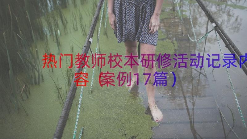 热门教师校本研修活动记录内容（案例17篇）