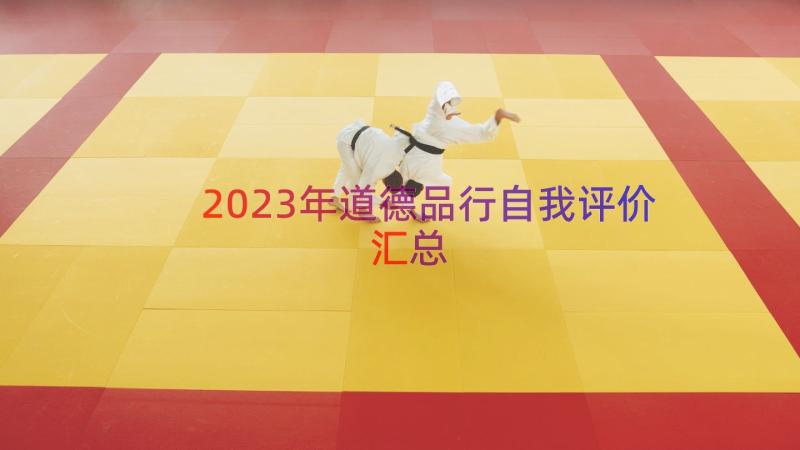 2023年道德品行自我评价（汇总15篇）