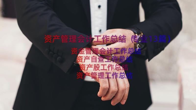 资产管理会计工作总结（专业13篇）