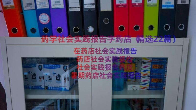 药学社会实践报告字药店（精选22篇）