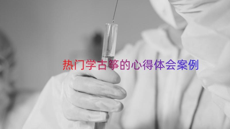 热门学古筝的心得体会（案例15篇）