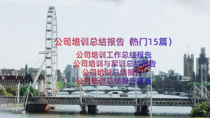 公司培训总结报告（热门15篇）