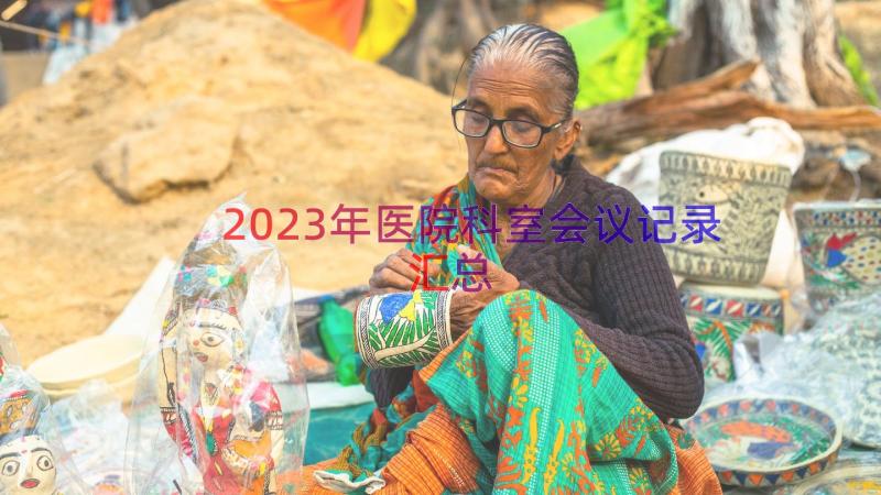 2023年医院科室会议记录（汇总16篇）