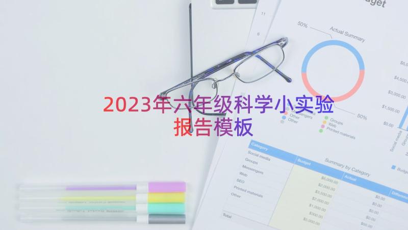 2023年六年级科学小实验报告（模板15篇）