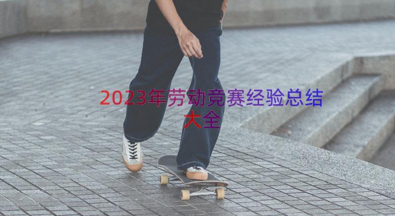 2023年劳动竞赛经验总结大全（15篇）