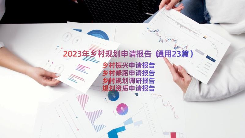 2023年乡村规划申请报告（通用23篇）