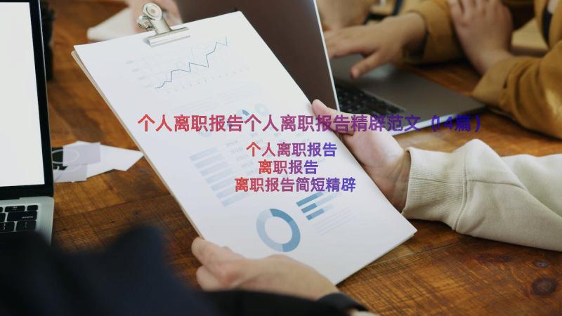 个人离职报告个人离职报告精辟范文（14篇）