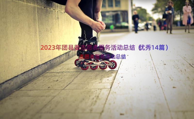 2023年团县委志愿者服务活动总结（优秀14篇）