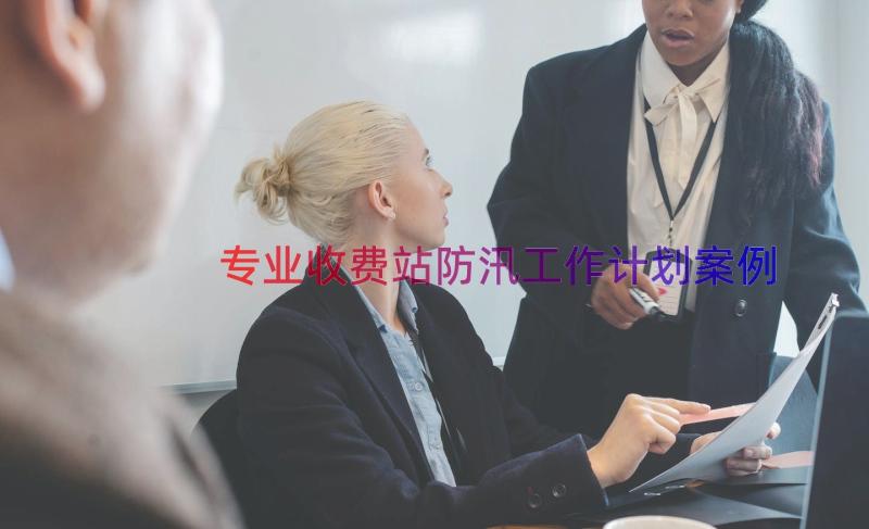 专业收费站防汛工作计划（案例14篇）