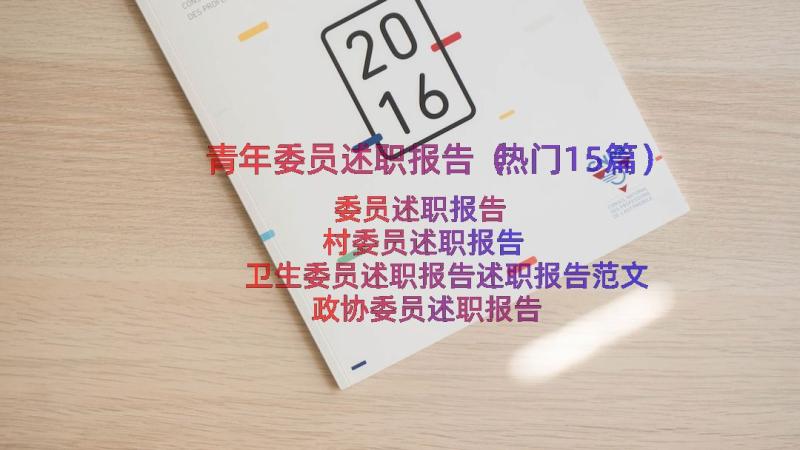 青年委员述职报告（热门15篇）