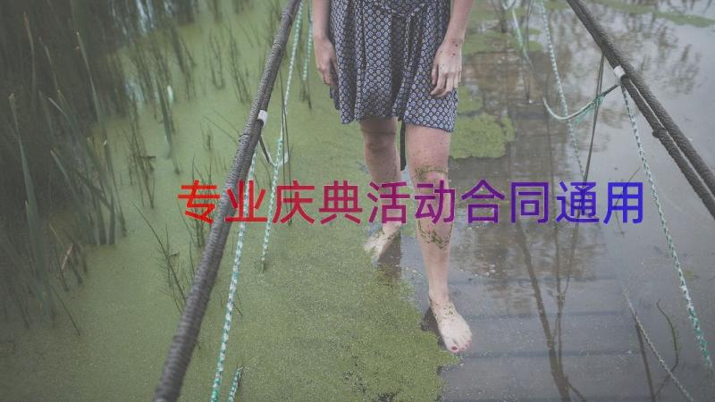 专业庆典活动合同（通用16篇）