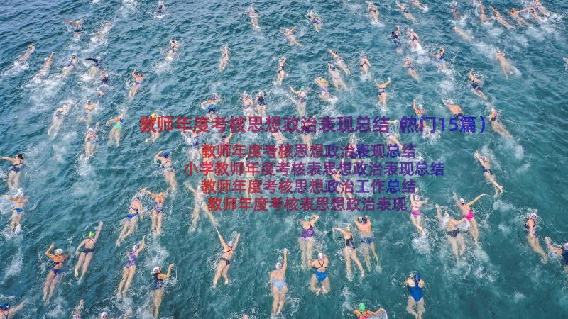 教师年度考核思想政治表现总结（热门15篇）