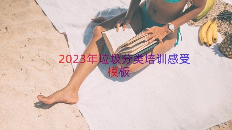 2023年垃圾分类培训感受（模板15篇）