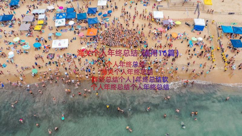 海关个人年终总结（通用16篇）