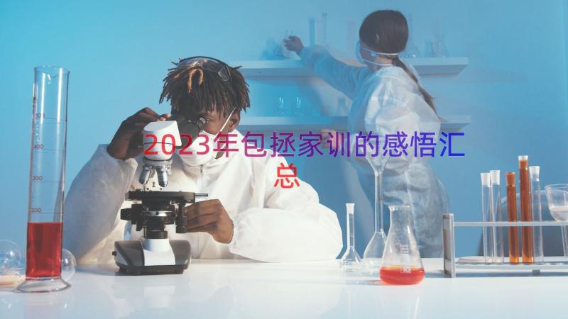 2023年包拯家训的感悟（汇总12篇）