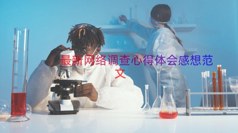 最新网络调查心得体会感想范文（13篇）